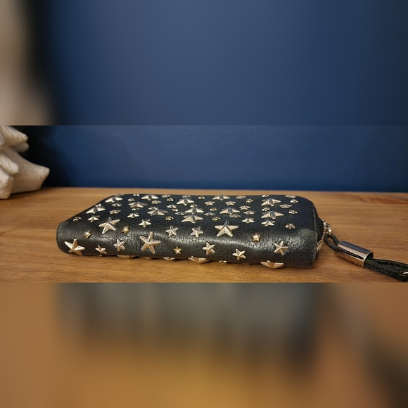 Jimmy Choo Filipa Star Studded Wallet EUC - Picture 3 of 9